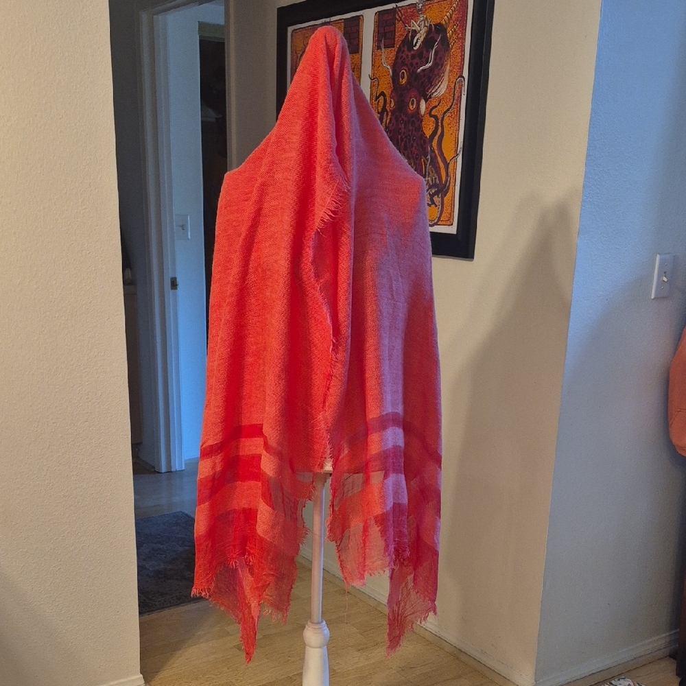 Salmon Pink Scarf Super Soft